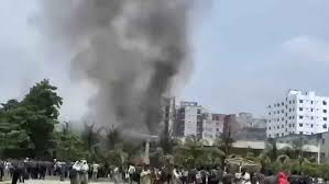 মাইলস্টোন কলেজে বিমান বিধ্বস্ত: নিহত ১৯, আহত ১৬৪ জন।